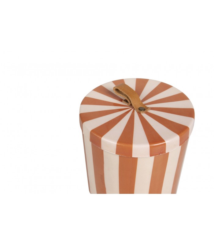 BOMBONERA METAL NARANJA 461239