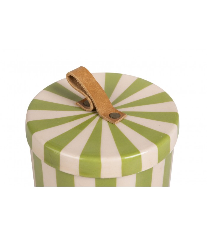 BOMBONERA METAL VERDE 11*11*11CM 461240