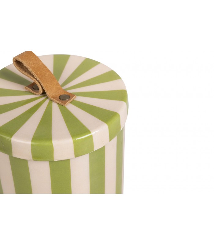 BOMBONERA METAL VERDE 11*11*11CM 461240