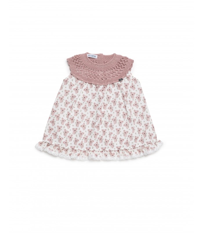 VESTIDO CON PUNTO KOALAS JULIANA 26131