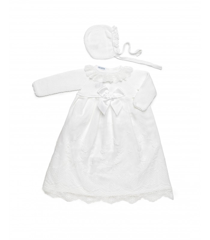 FALDON ENCAJE JULIANA 6-12 MESES 26216