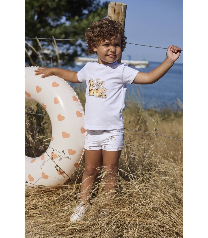 CAMISETA+BOXER LICRA VICHY NEGRO MINI MARTINICAS 10948/50