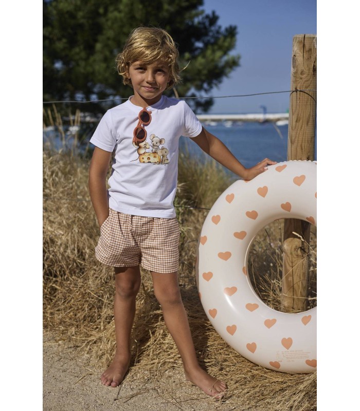 BOXER VICHY CAMEL MINI MARTINICAS 10949