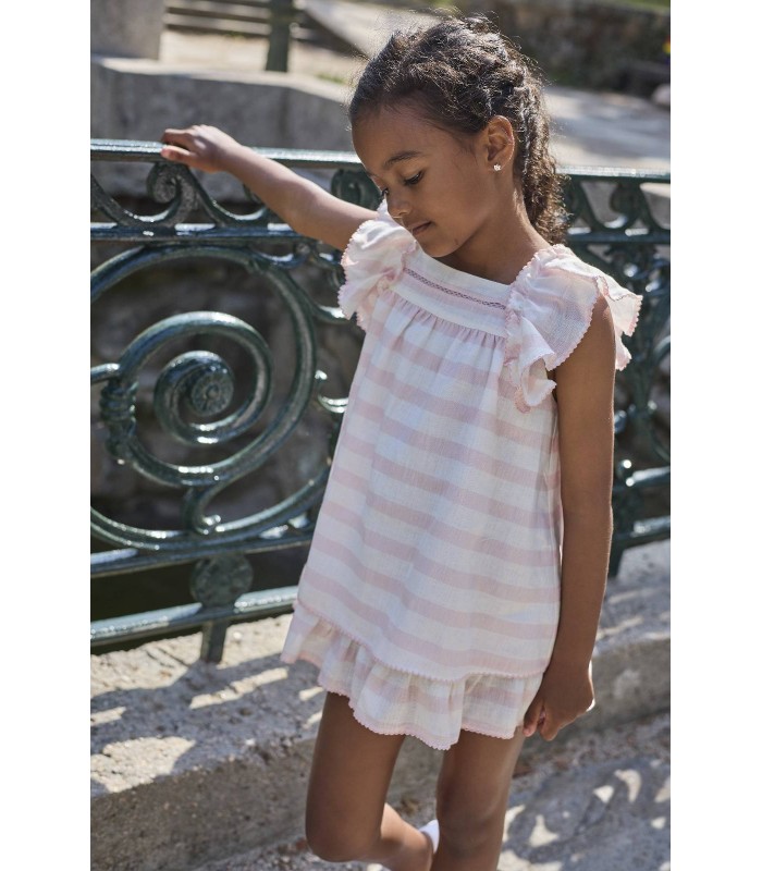 VESTIDO RAYAS CUP CAKE LA MARTINICA 10408