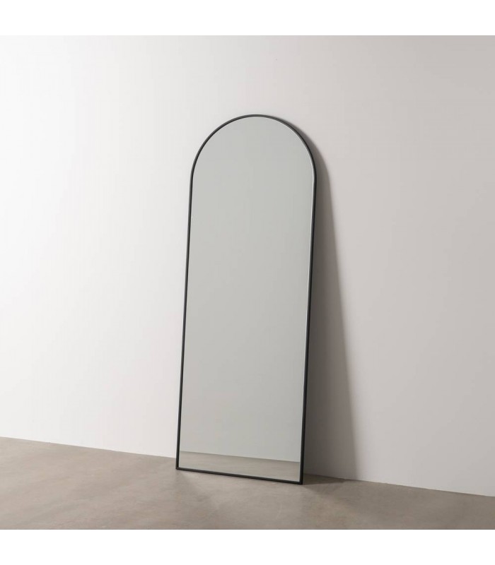 ESPEJO NEGRO METAL 64*170CM 613632