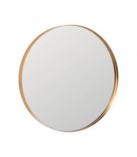 ESPEJO DORADO ALUMINIO 80*80CM 613844