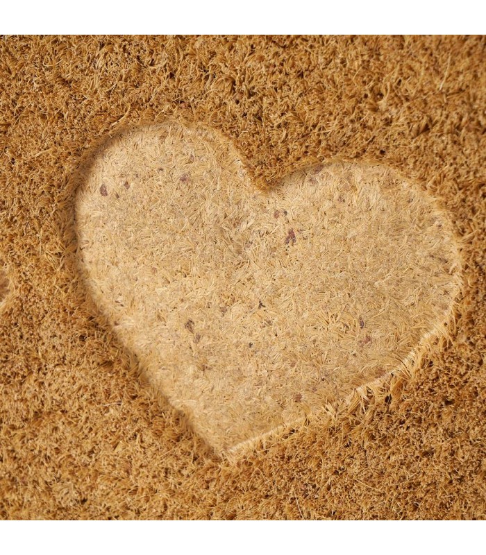 FELPUDO FIBRA DE COCO HEART-HOME 800475