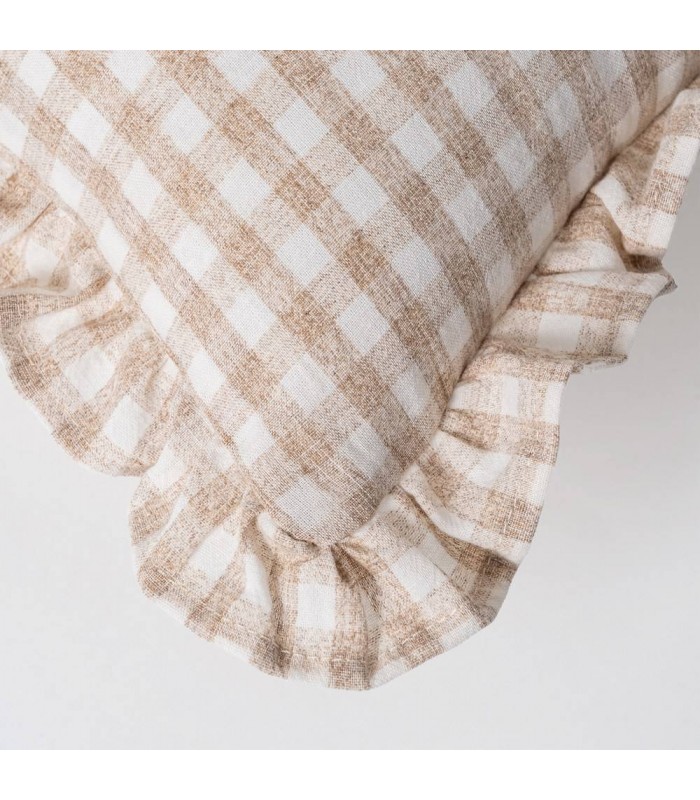 COJIN CUADROS BEIG 615934/5