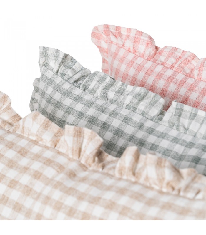 COJIN CUADROS BEIG 615934/5