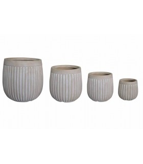 MACETERO MAGNESIA FIBRA VIDRIO Ø49*54h Cm MC-224653