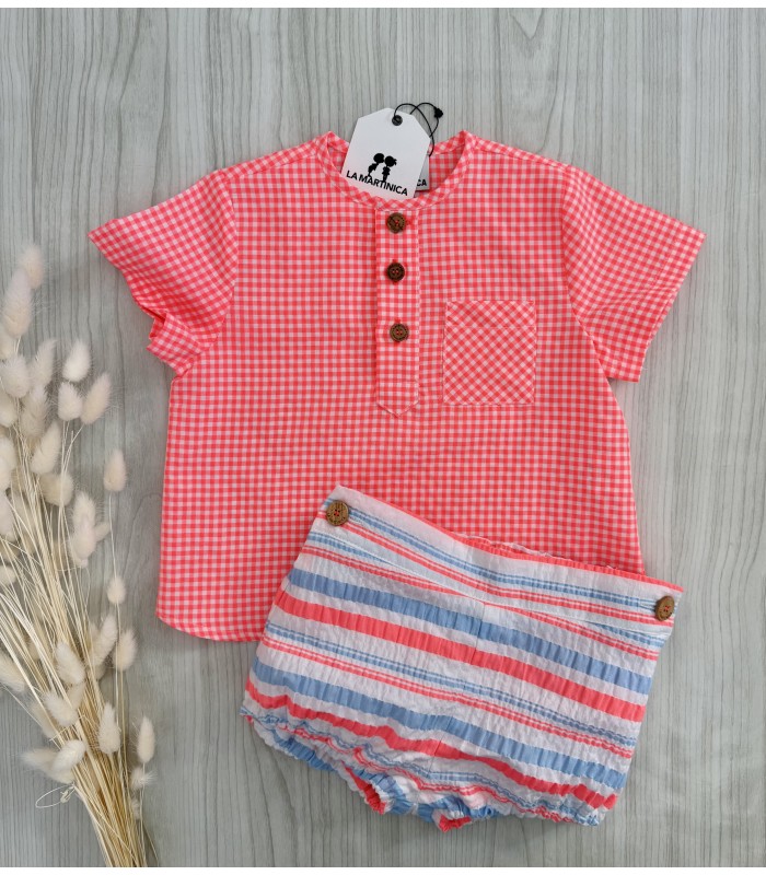 CAMISA+BOMBACHO NIÑO BIKE LA MARTINICA 10448
