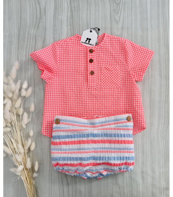CAMISA+BOMBACHO NIÑO BIKE LA MARTINICA 10448