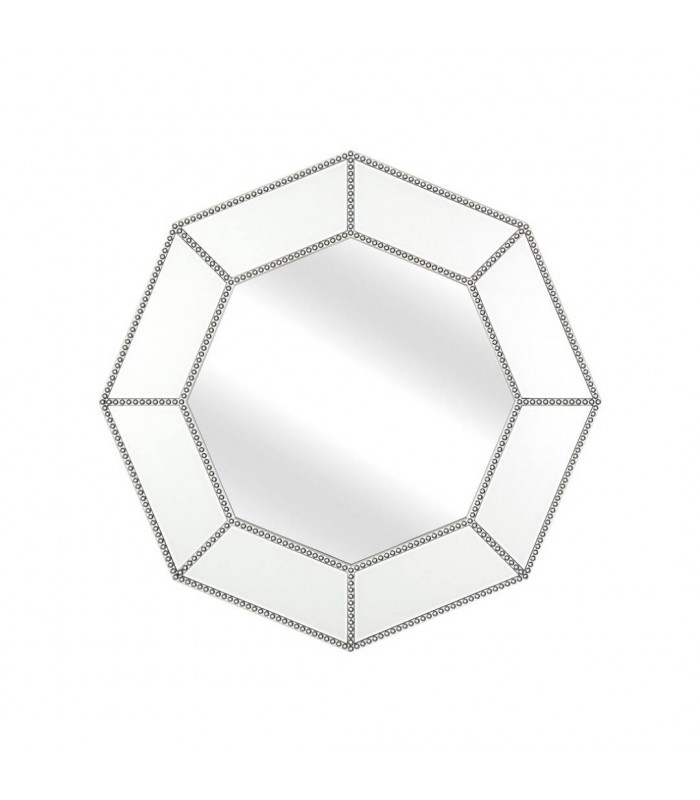 ESPEJO OCTOGONAL PLATA 59CMS 85-21136