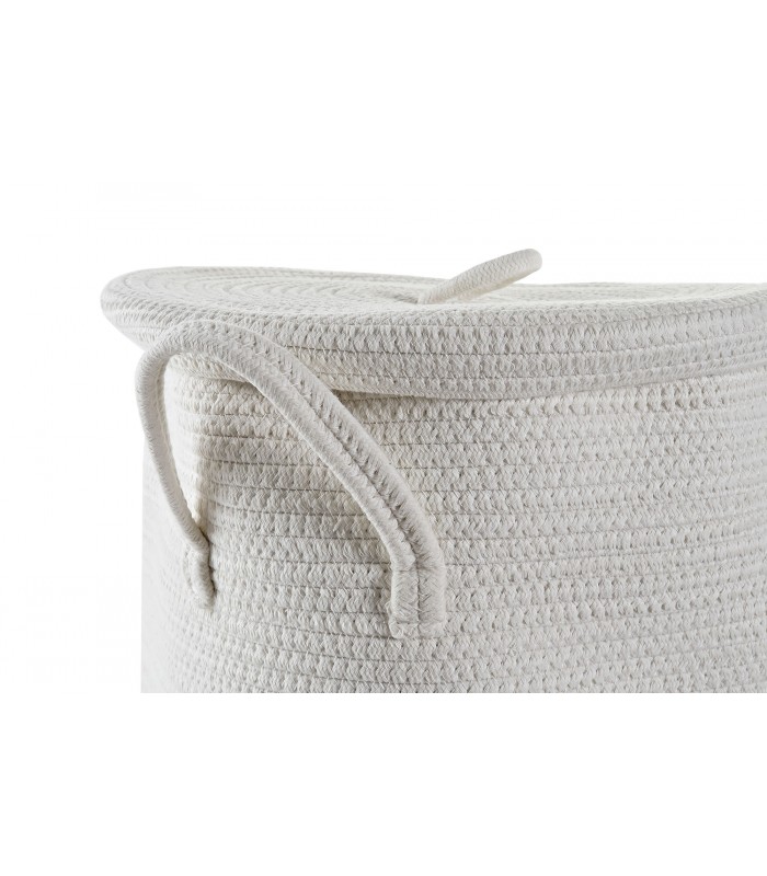 CESTO ROPA ALGODON 34*34*52CM DC-194266