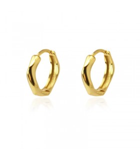 PENDIENTES ARO 12MM PLATA PE527