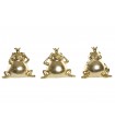 SET/3 RANAS RESINA 14*8*12CM FD-195177