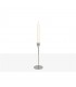 PORTAVELA LISO METAL PLATEADO 84-992