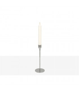 PORTAVELA LISO METAL PLATEADO 84-992