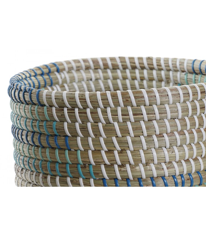 CESTA TURQUESA 21*28CM DC-196155