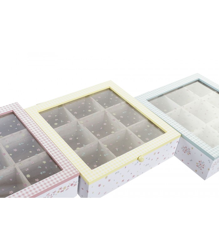 CAJA INFUSIONES VICHY 24*24*7CM PC-193018