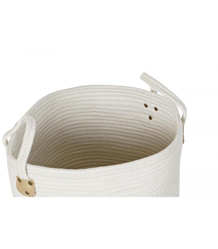 CESTAS DE ALGODON BLANCO DC-194450