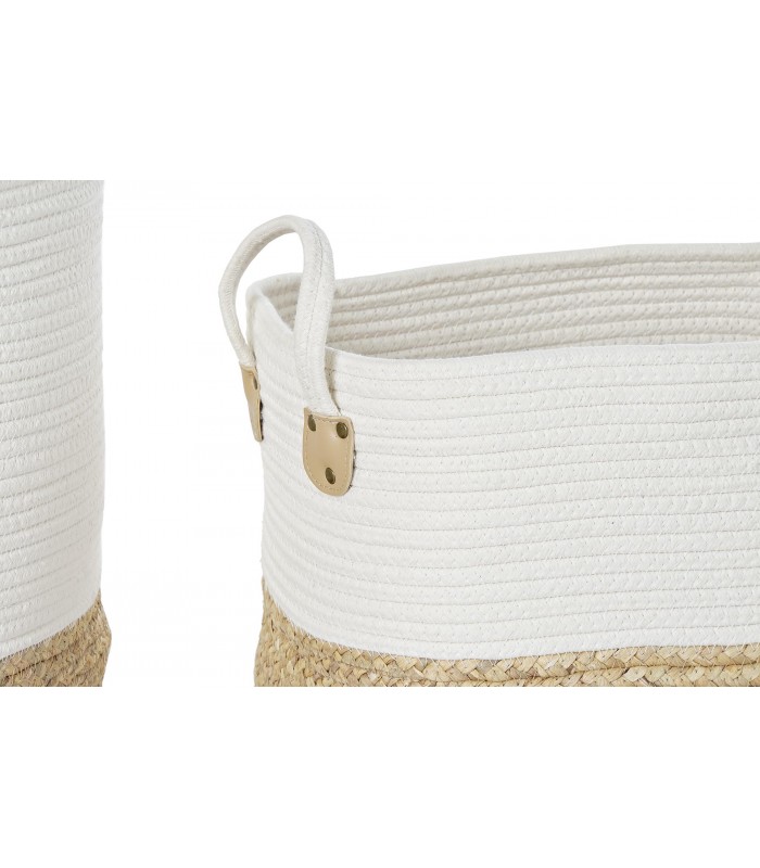CESTAS DE ALGODON BLANCO DC-194450
