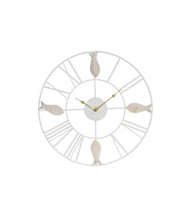 RELOJ PARED PECES 39*3.5CM LM-196425