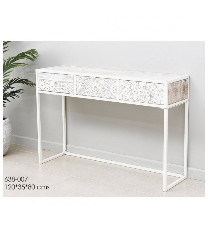 CONSOLA NAPOLES 120*35*80CM 638-007