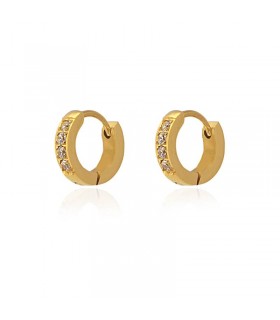 AROS DE ACERO CON CIRCONITAS 2*6MM BPE569