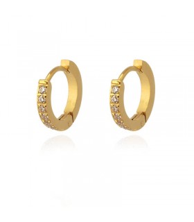 AROS DE ACERO CON CIRCONITAS 2*9MM BPE570