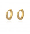 AROS DE ACERO CON CIRCONITAS 2*9MM BPE570