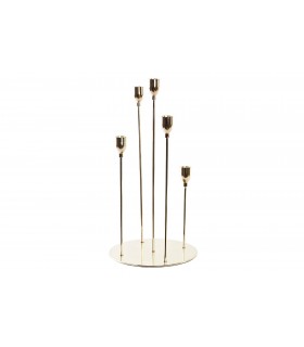 CANDELABRO 5 VELAS 20*38CM PV-198890