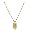 COLLAR ACERO BCO367 CARTA TAROT