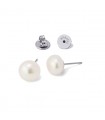 PENDIENTES ACERO BPE932 PERLA 10MM