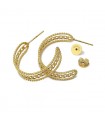 PENDIENTES ACERO BPE975 ARO 25MM