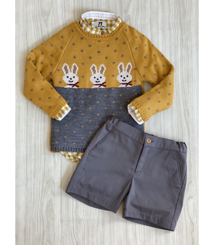 CONJ.CAMISA+PANTALON+JERSEY 6557/60