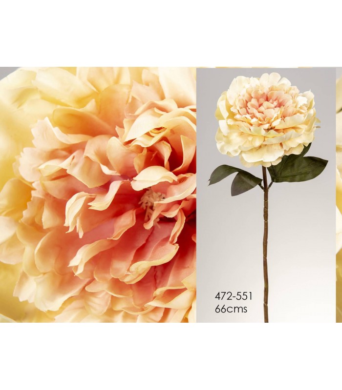 PEONIA PEACH 66CM 472-551