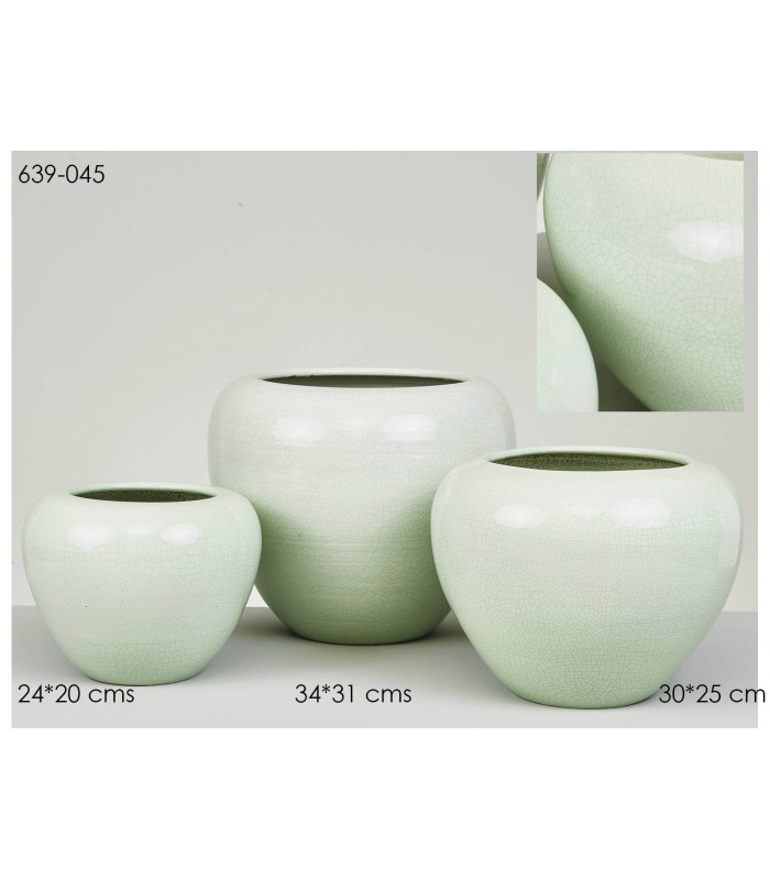 MACETERO CRAQUELADO 24*20CM 639-045