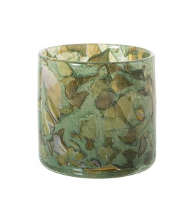 PORTAVELAS CRISTAL 10*10CM 20167