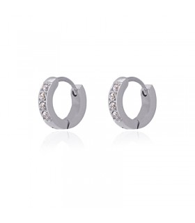 AROS DE ACERO CON CIRCONITAS 2*6MM BPE569