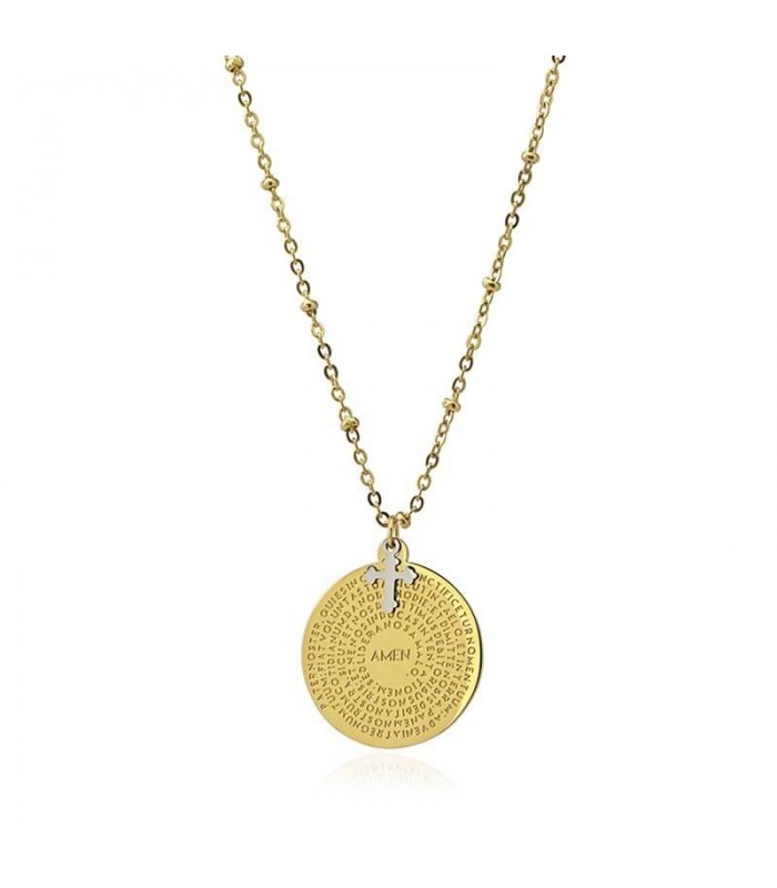 COLLAR ACERO PADRE NUESTRO COA929
