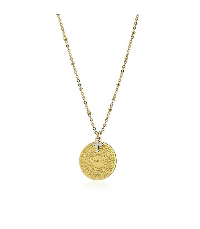 COLLAR ACERO PADRE NUESTRO COA929