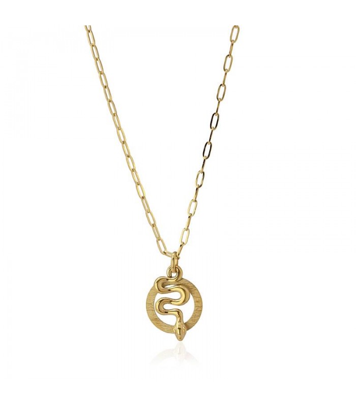 COLLAR SERPIENTE ACERO BCO080