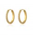 PENDIENTES ARO ACERO  CON CIRCONITAS 2*16MM BPE572