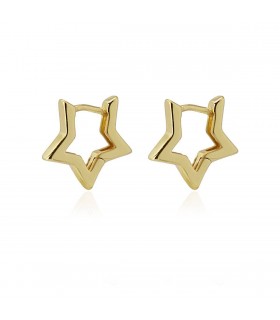 PENDIENTES AROS ESTRELLA ACERO 12MM BPE906