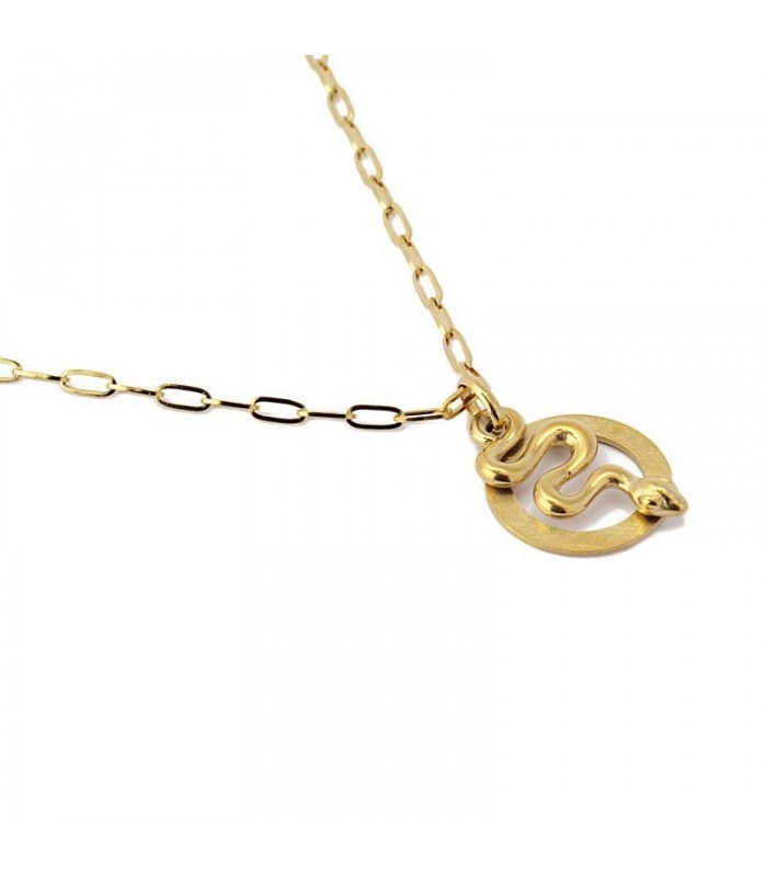 COLLAR SERPIENTE ACERO BCO080