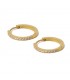 PENDIENTES ARO ACERO  CON CIRCONITAS 2*16MM BPE572