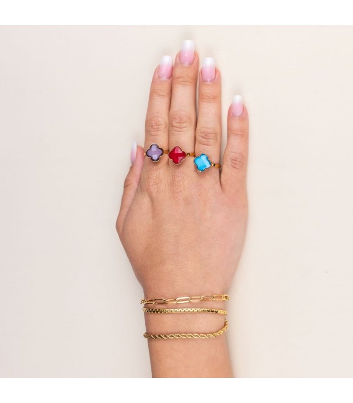 PULSERA TRIPLE ACERO BPU423