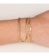 PULSERA TRIPLE ACERO BPU423