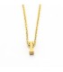 COLLAR LETRAS ACERO COA132